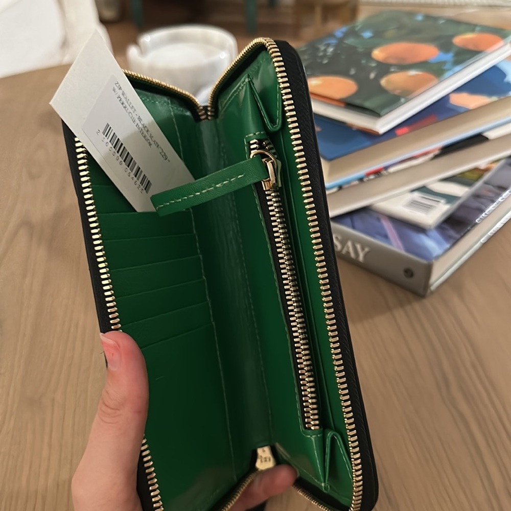 NWT Clare V. Zip Wallet